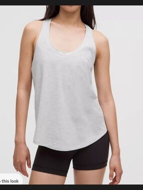 Lululemon Love Tank Top | Heathered Core Ultra Light Grey | NWT Size 8